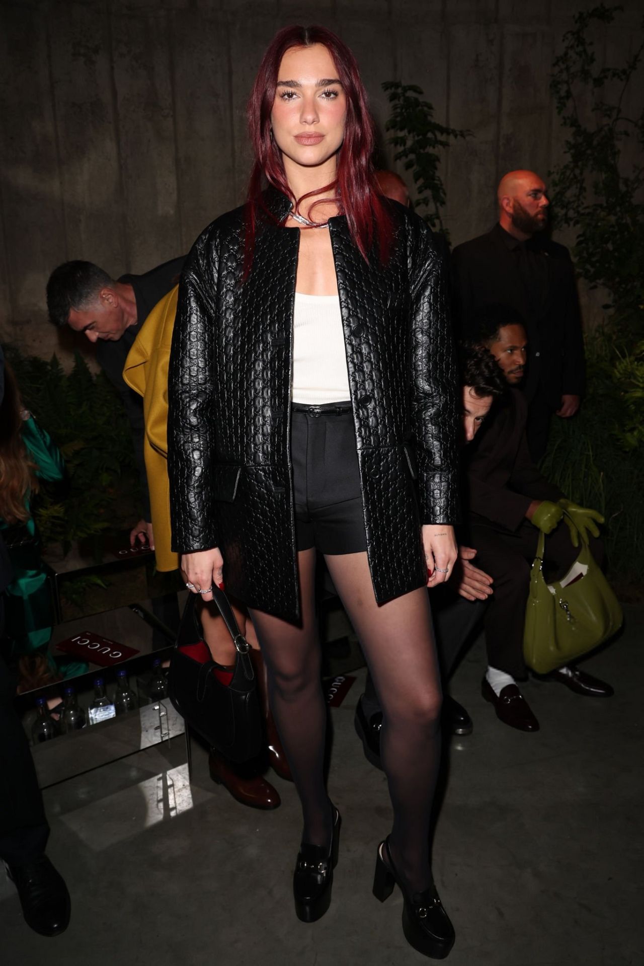 DUA LIPA AT GUCCI CRUISE 2025 FASHION SHOW IN LONDON